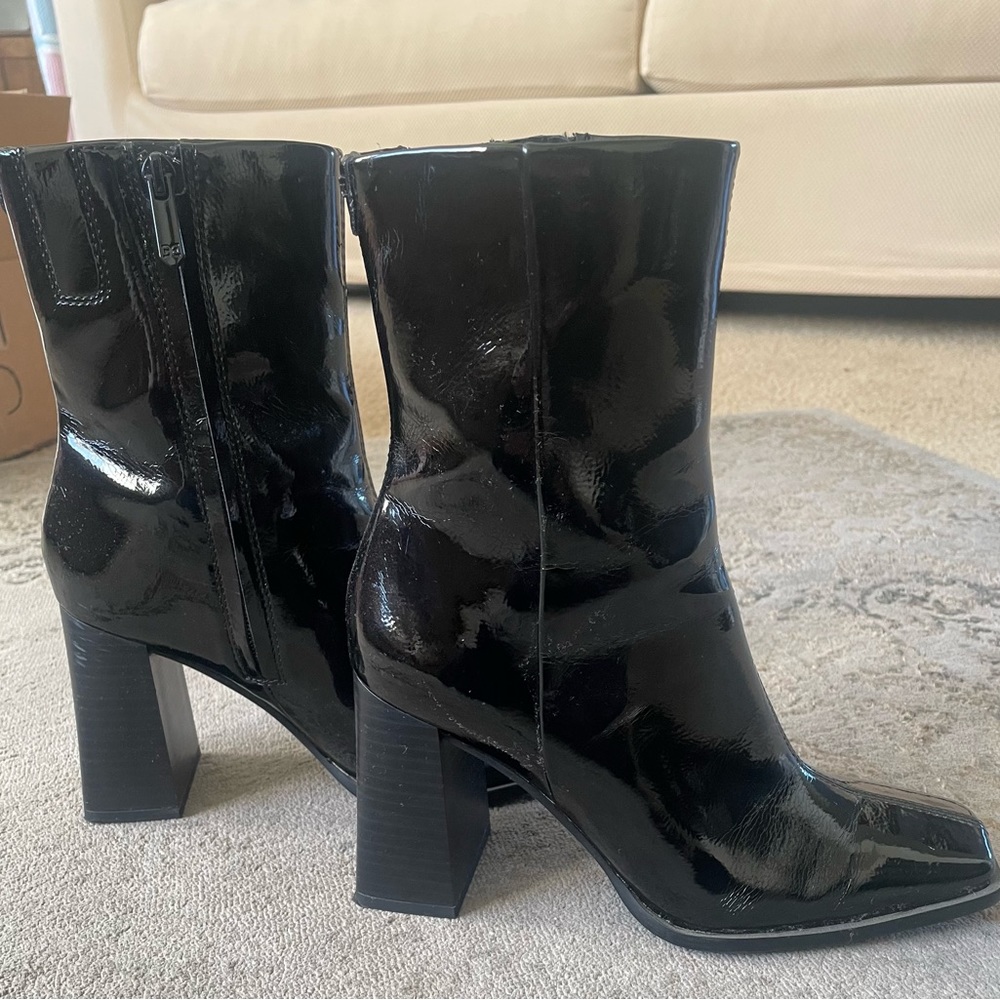 Sam Edelman Ivette Boots, Black Parent, 5.5